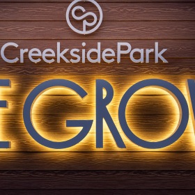 The Grove Sign The entrance to the Grove